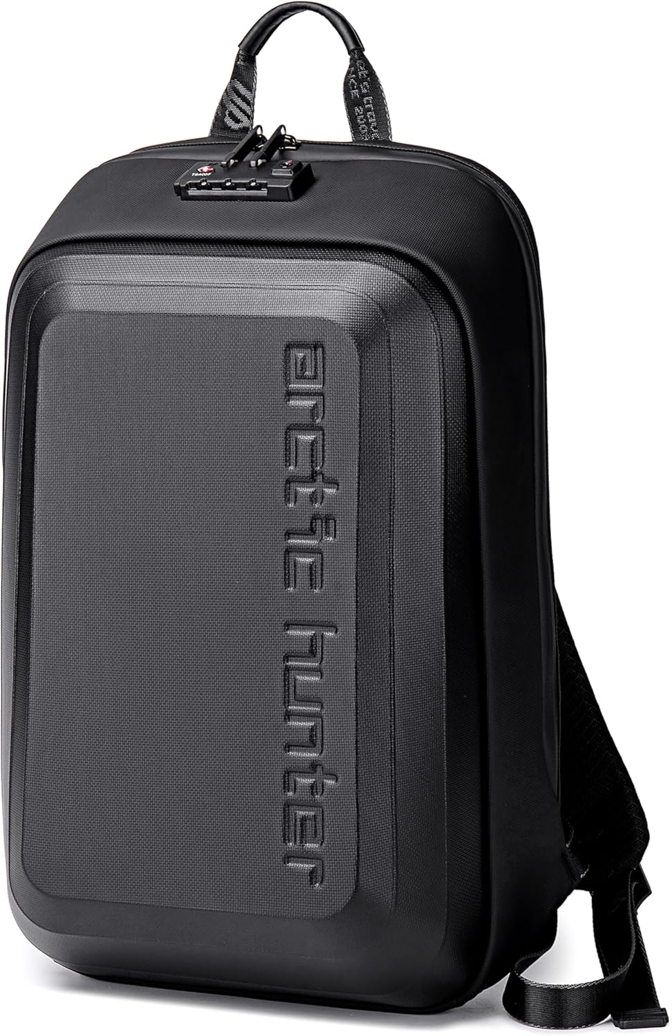 Artic Hunter Semi Hard Gaming Backpack with Built in TSA lock Water Resistant Anti-Theft 15.6 inch Laptop Backpack, Black- B00451