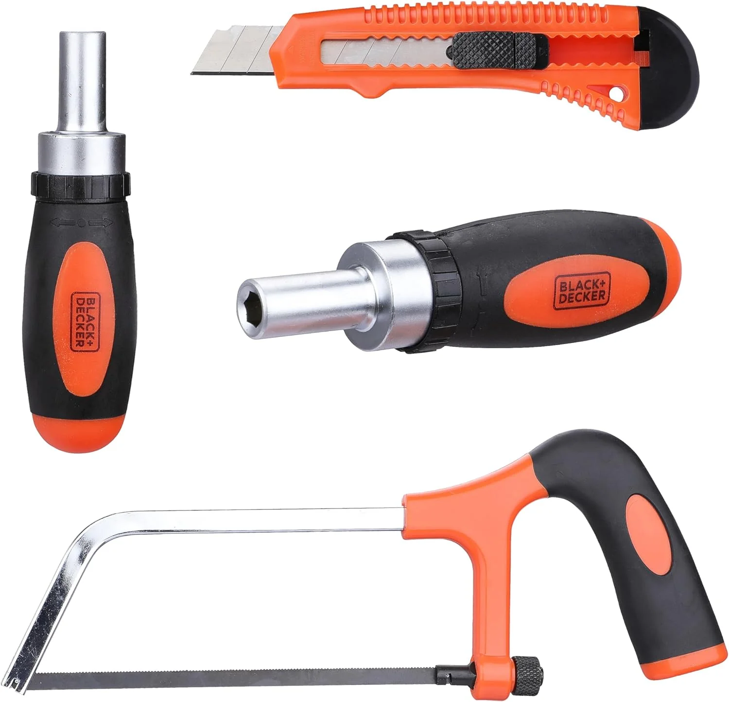 Black & Decker 108 Pieces Hand Tool Kitfor Home & Office Orange/Black BMT108C - Image 11