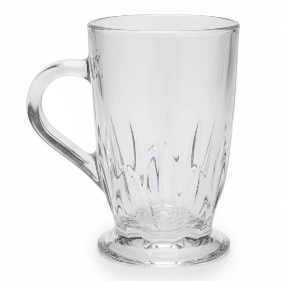 Blinkmax Premium Beer Glass Mug with Sturdy Base and Elegant Design for Daily Use – 350 ml