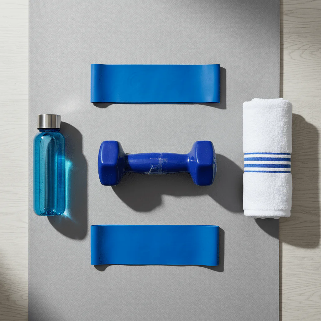 Blue Silicone Coated Dumbbell 2 KG — Non-Slip Home Fitness Weight - Image 2