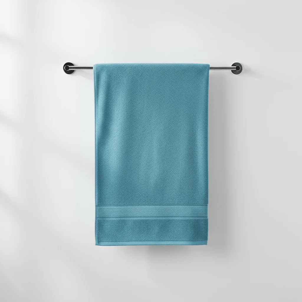 BTC Bath Towel – Sea Blue | 70×140 cm - Image 3