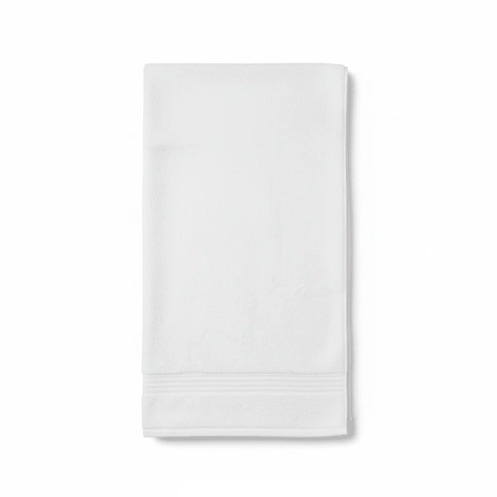 BTC Classic White Bath Towel – 70x140 cm, Lightweight & Quick Dry