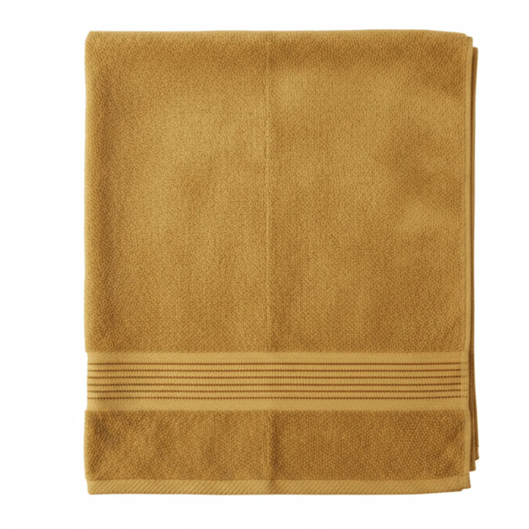 BTC Premium Bath Towel – Mustard Yellow | 80×180 cm