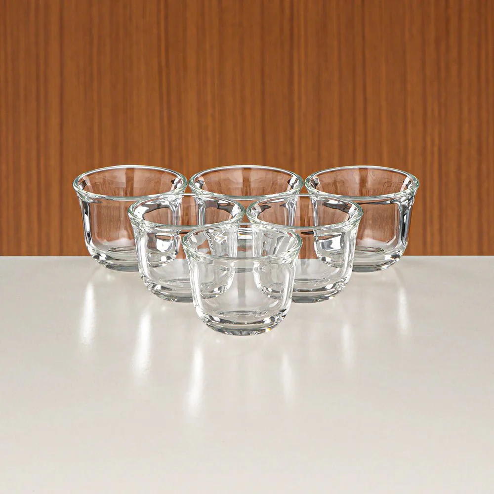 Almarjan Tea & Coffee Set 18 Pieces Silver & Gold - Image 3