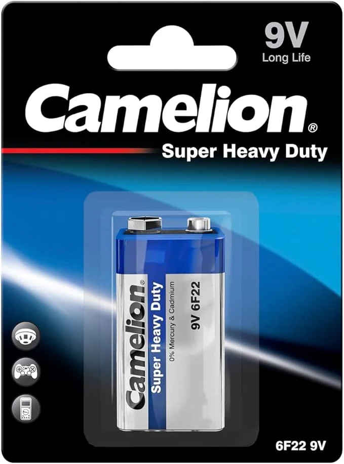 CAMELION Super Heavy Duty  9V Battery, Pack of 1