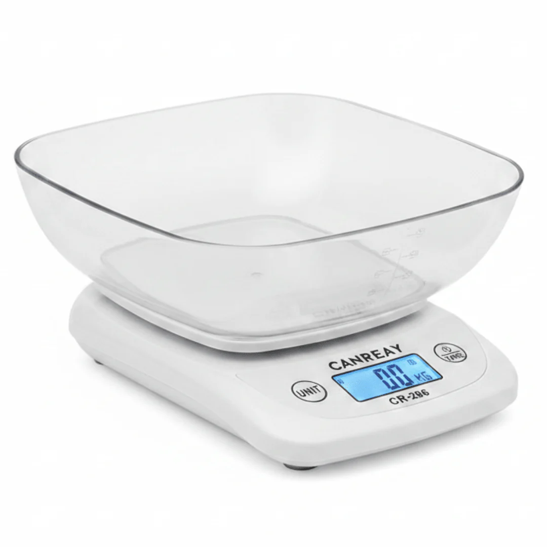 Canreay Electronic Kitchen Scale with Bowl – CR-286 | Max 7kg | LCD Display | Assorted Colors
