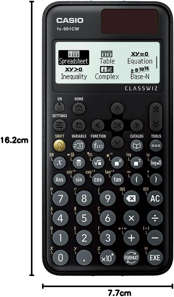 Casio C83 ClassWiz Standard Scientific Calculators FX-991CW-W-DT Screen size 6 Centimeters - Image 4