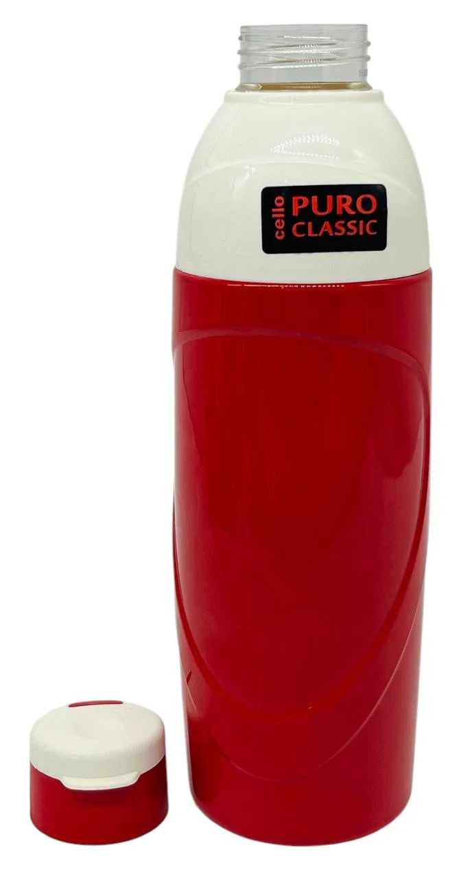 Cello Puro Classic Classic Plastic Water Bottle 510ml, Red - Image 2