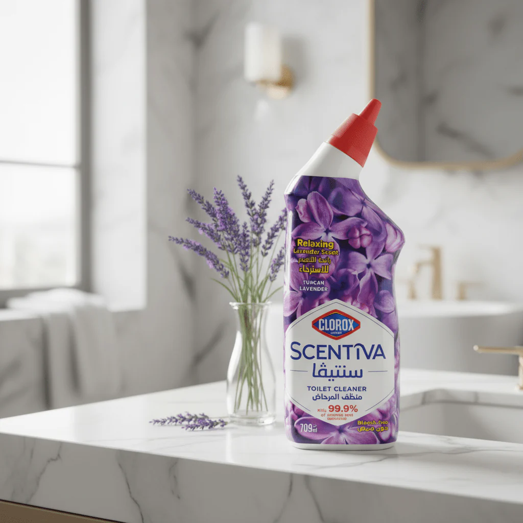 Clorox Scentiva Toilet Cleaner Tuscan Lavender-709ml - Image 2