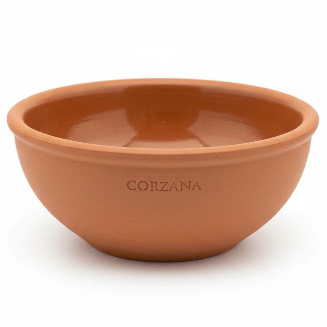 Corzana Brown Clay Artisan Bowl Rustic Dining Piece | Made in Spain | 13cm