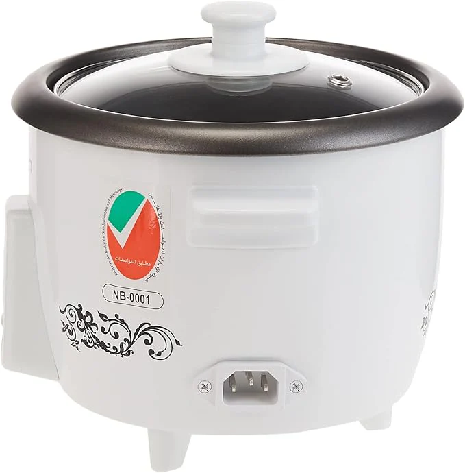 Crownline Rc-168 Rice Cooker W/ Steamer, 220-240 V, 50/60 Hz, 300 W, Cooking Capacity 0.6L, Volume 1.0 L, White, Small, Rc-168 - Image 3