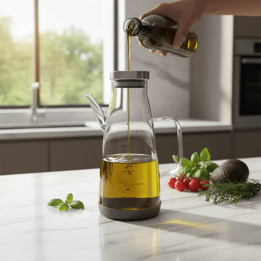 Danny Glass Home Jug with Silicone Base — 750ml - Image 2