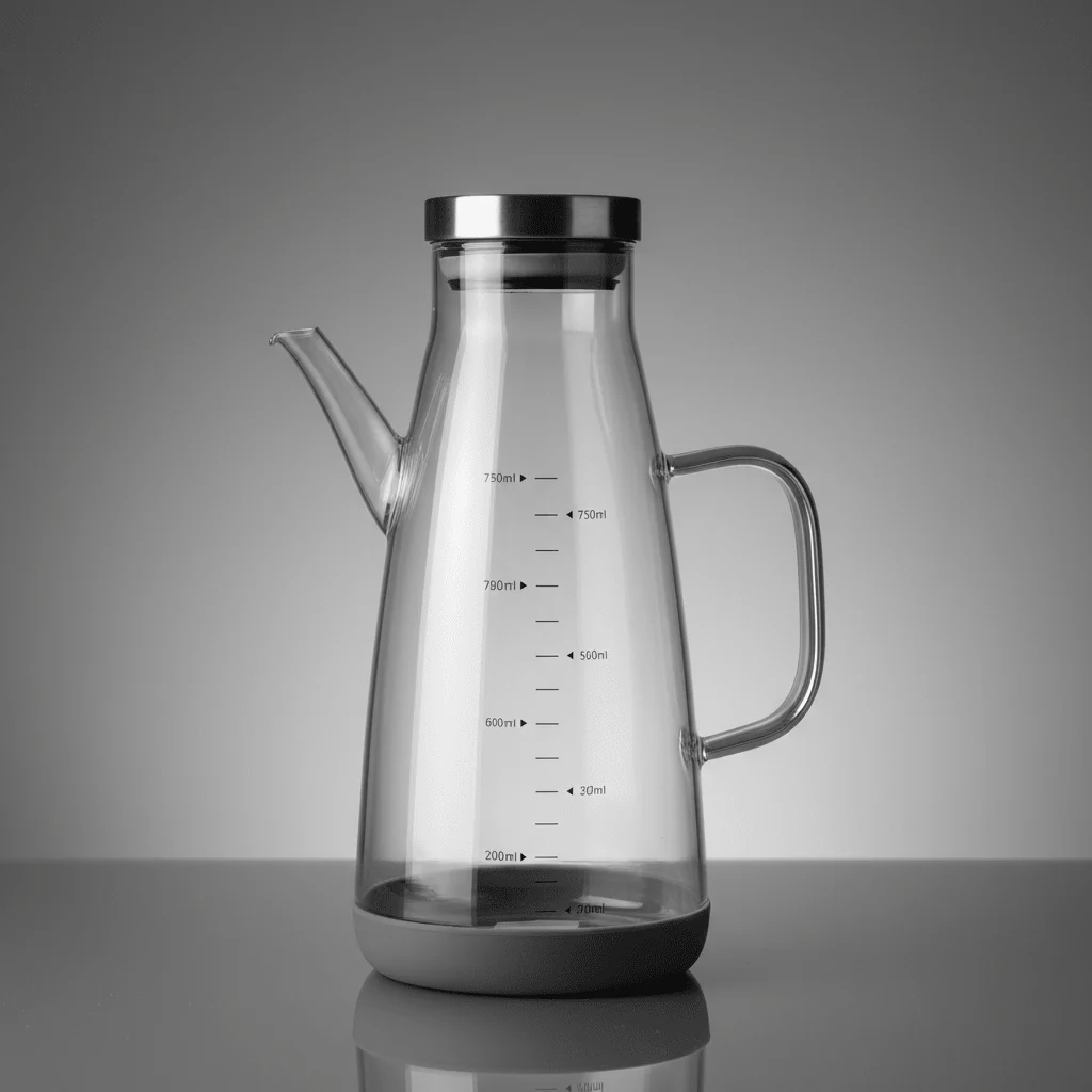 Danny Glass Home Jug with Silicone Base — 750ml - Image 4