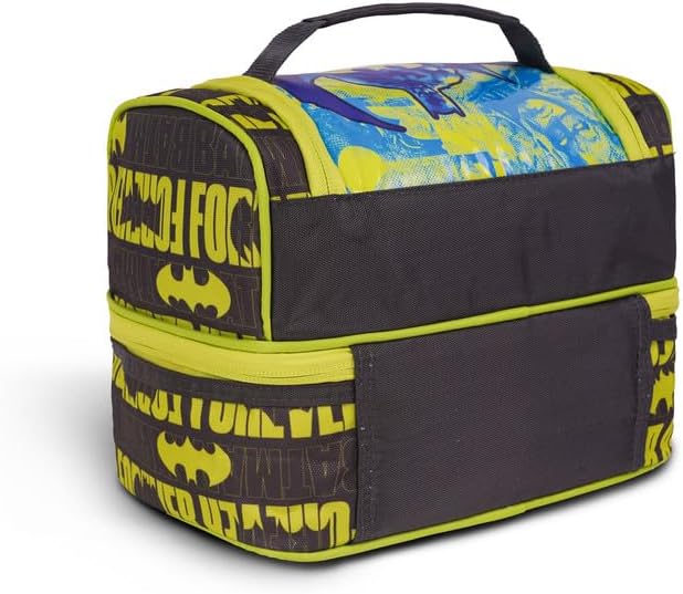 Warner Bros Batman Lunch Box Bag 1Liter, 2-Compartment- LB103 - Image 2