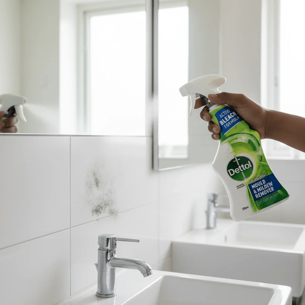 Dettol Anti-Bacterial Mould & Mildew Remover Spray-500ml - Image 2