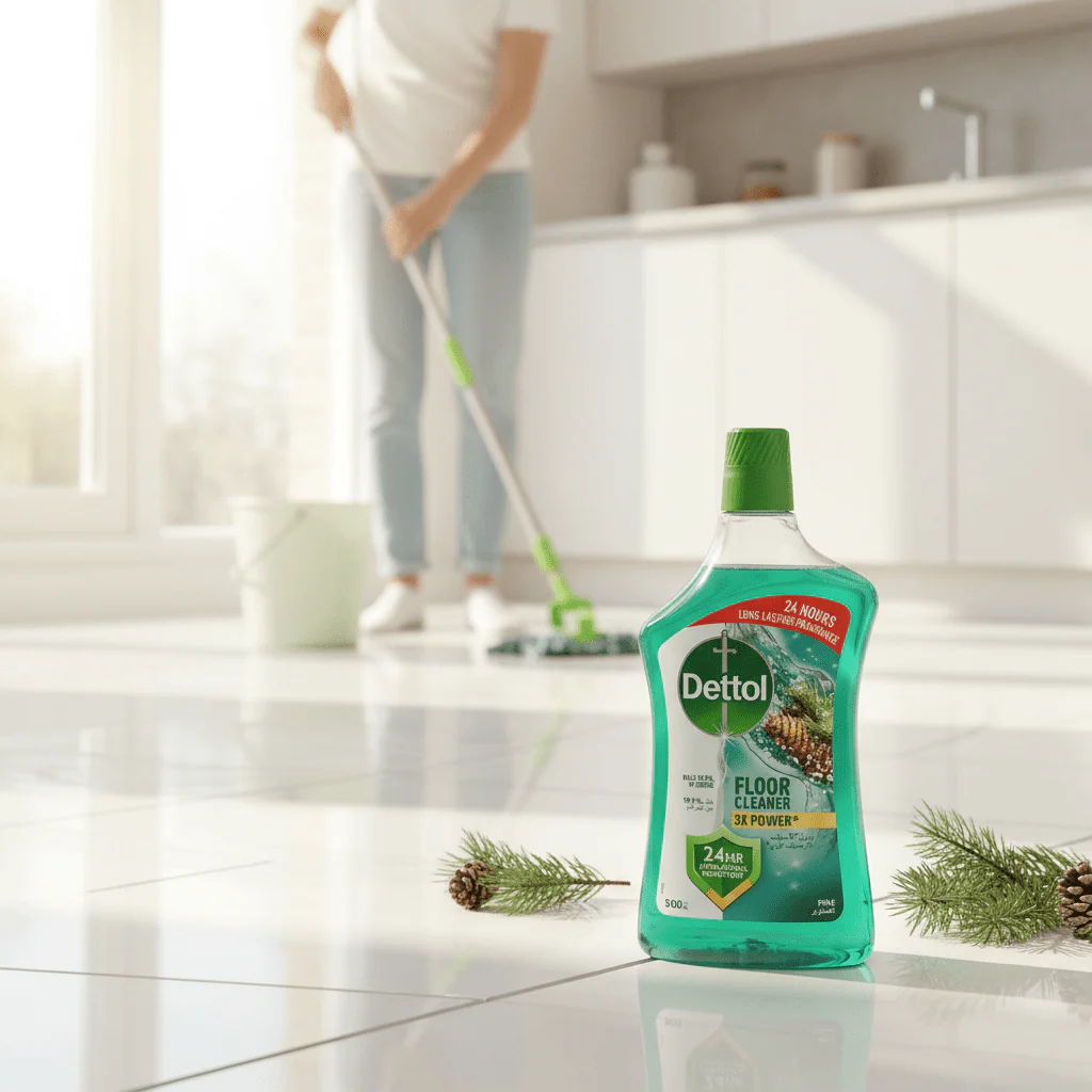 Dettol Pine Antibacterial Power Floor Cleaner-900ml - Image 2