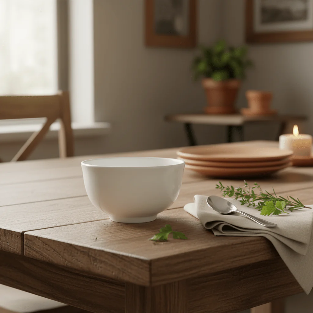 Dine Classic White Melamine Bowl – 5" - Image 2