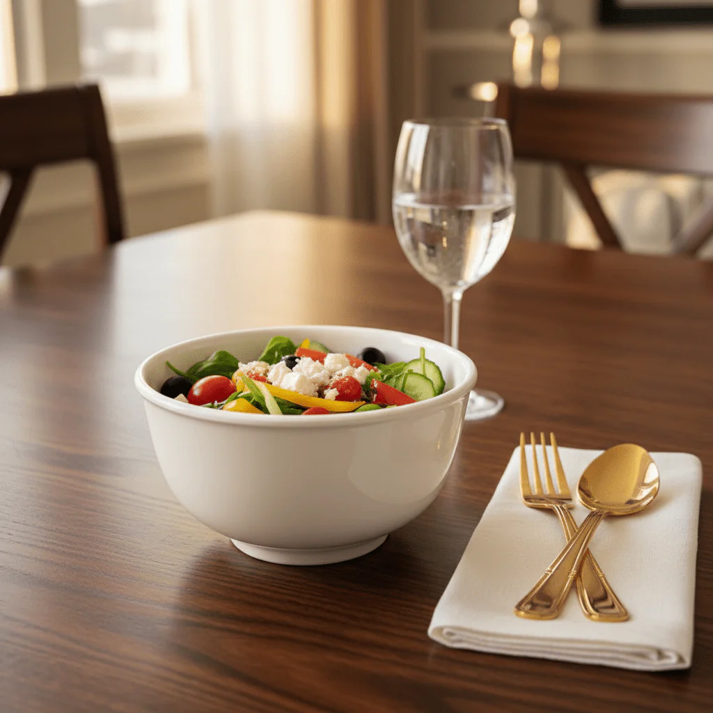 Dine Classic White Melamine Bowl – 6" - Image 2