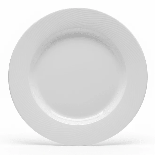 Dine White Melamine Serving Plate – 10.5 Inch