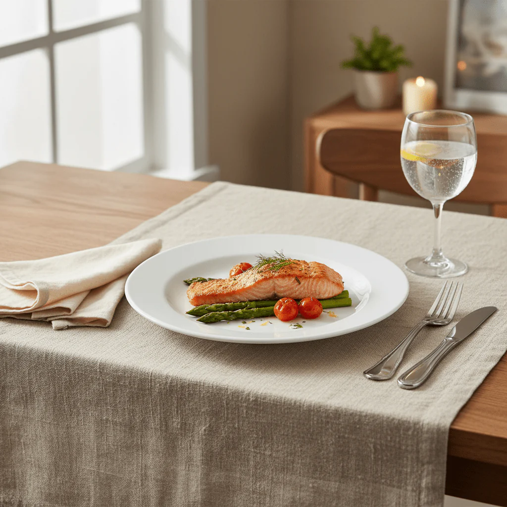 Dine White Melamine Serving Plate – 10.5 Inch - Image 2
