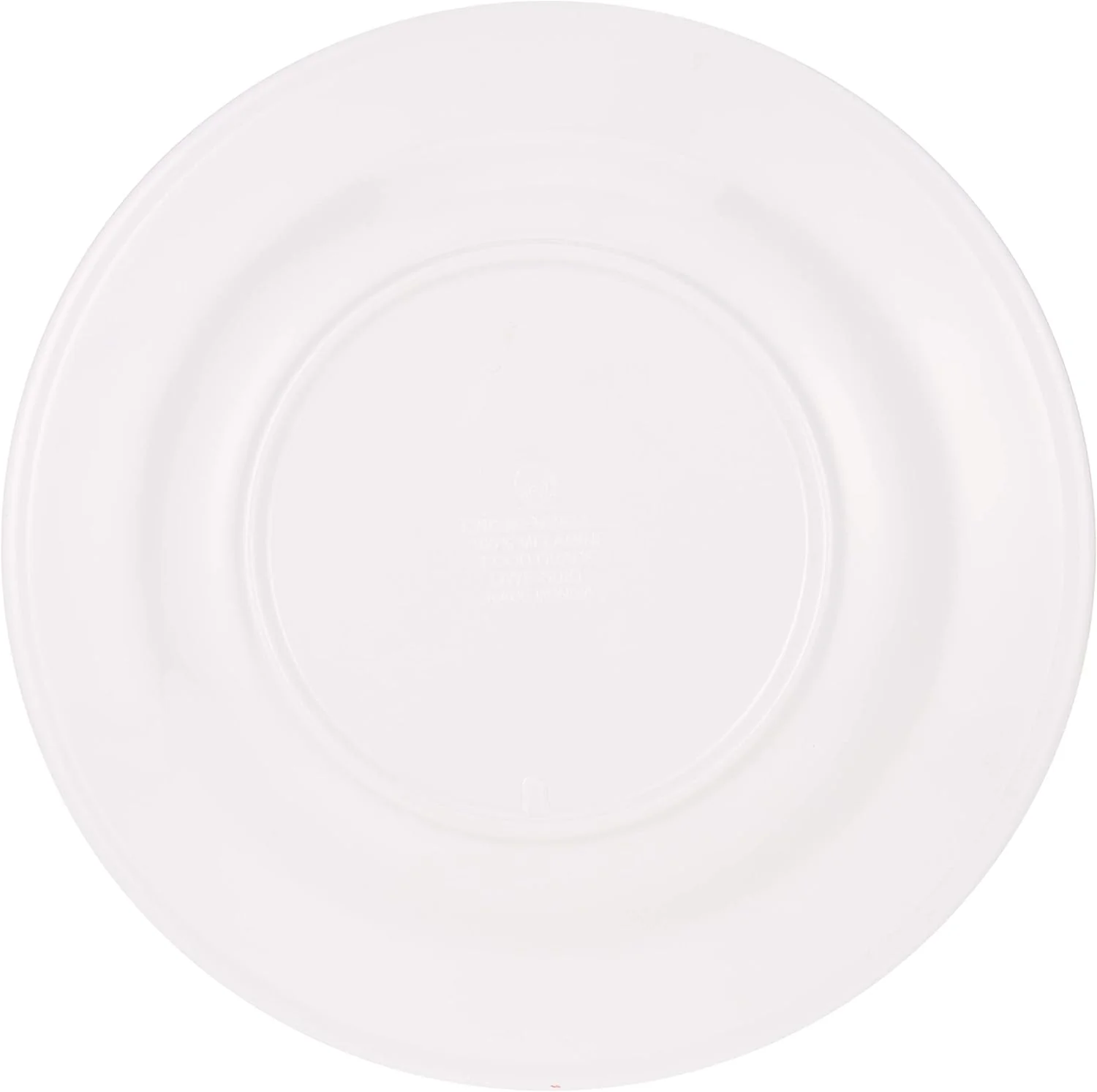 Dinewell Melamine Green Bamboo Round Soup Plate-23CM-White - Image 4