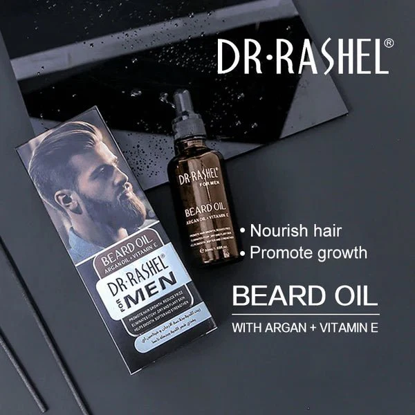 Dr.Rashel Argan + Vitamin E Beard Oil 50ml - Image 2