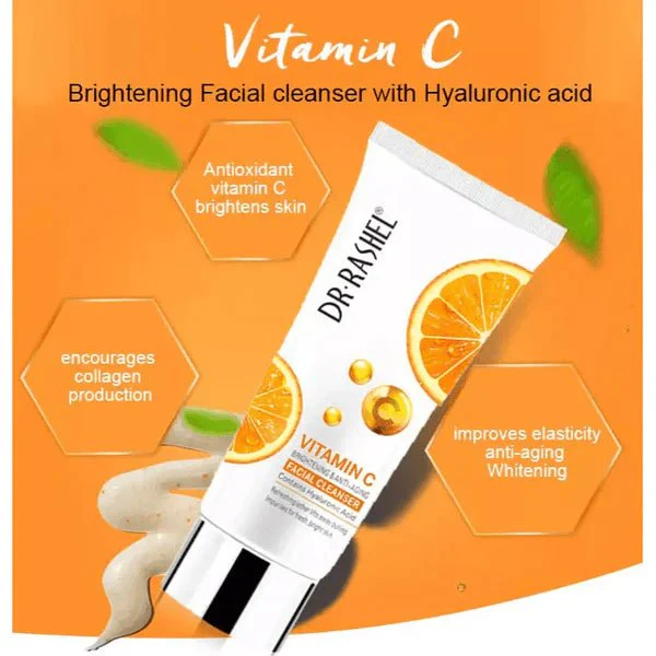 Dr.Rashel Vitamin C Brightening & Anti-Aging Facial Cleanser 80g - Image 4