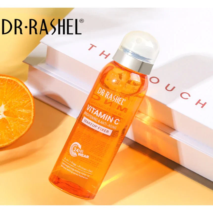 Dr Rashel Orange Vitamin C Brightening & Anti-Aging Makeup Fixer 160ml - Image 2