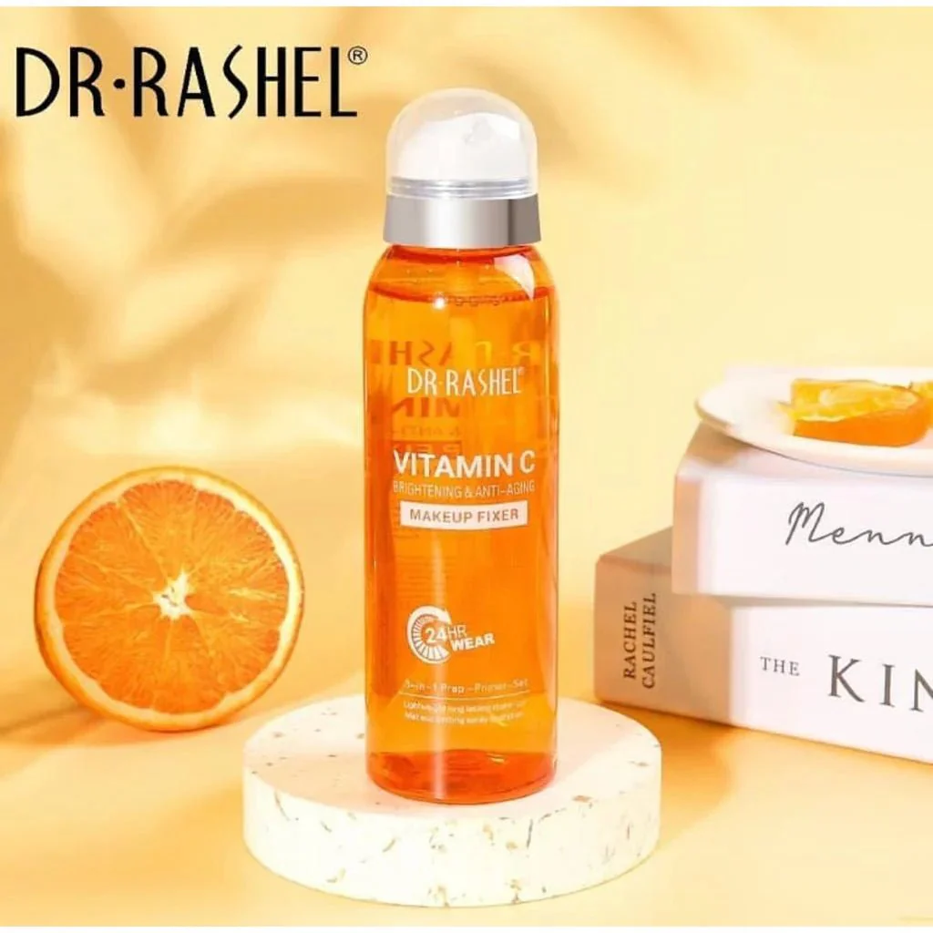 Dr Rashel Orange Vitamin C Brightening & Anti-Aging Makeup Fixer 160ml - Image 3
