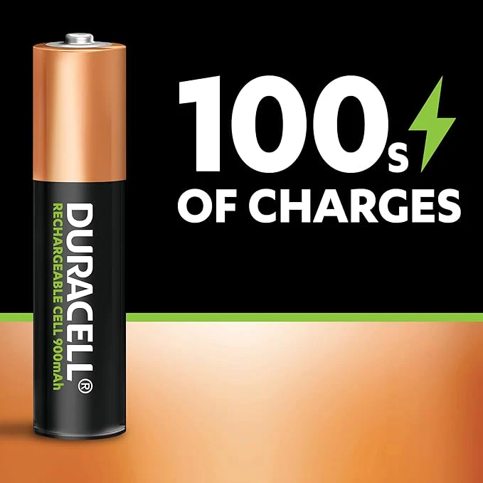 DURACELL Rechargeable AAA Batteries 900 mAh, Pack of 4Â  - Image 2