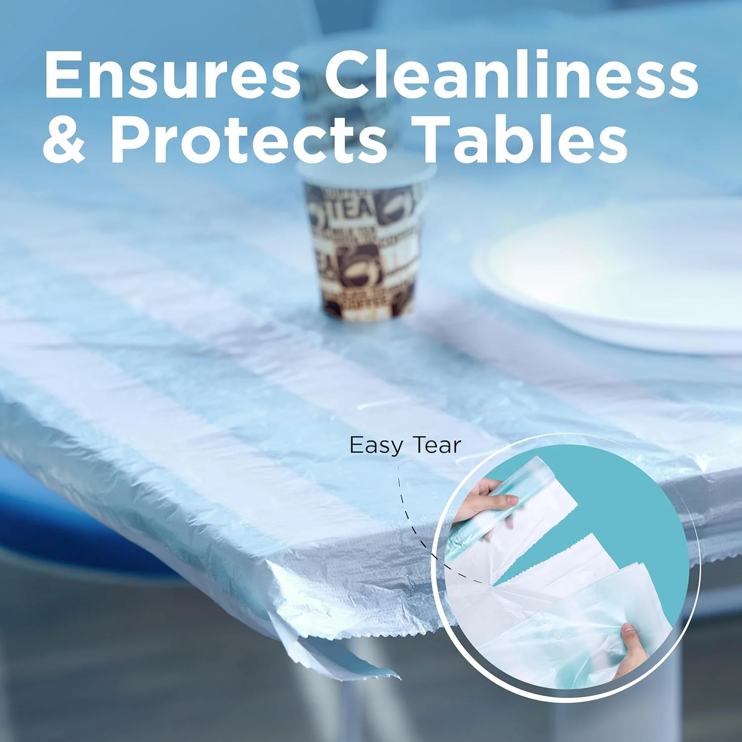 AKDC Disposable Table Cover 2kg Value Pack – Assorted Colors - Image 3