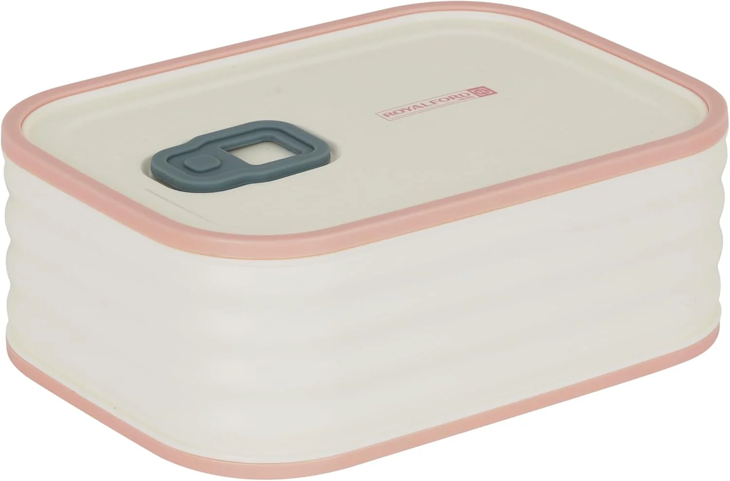 Royalford Lunch Box RF12625 Bento Box Adults/Kids/Toddler 950ML 2 Compartment Microwave Safe Plastic Food Containers Tableware Freezer Safe BPA Free Steam Vent