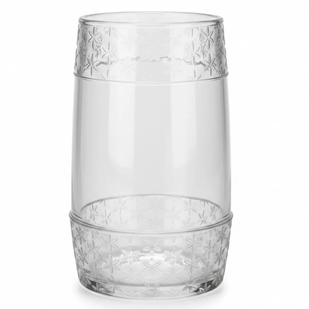 Elegant Premium Acrylic Tumbler - Durable Lightweight Drinkware for Daily Home & Kitchen Use 350ml