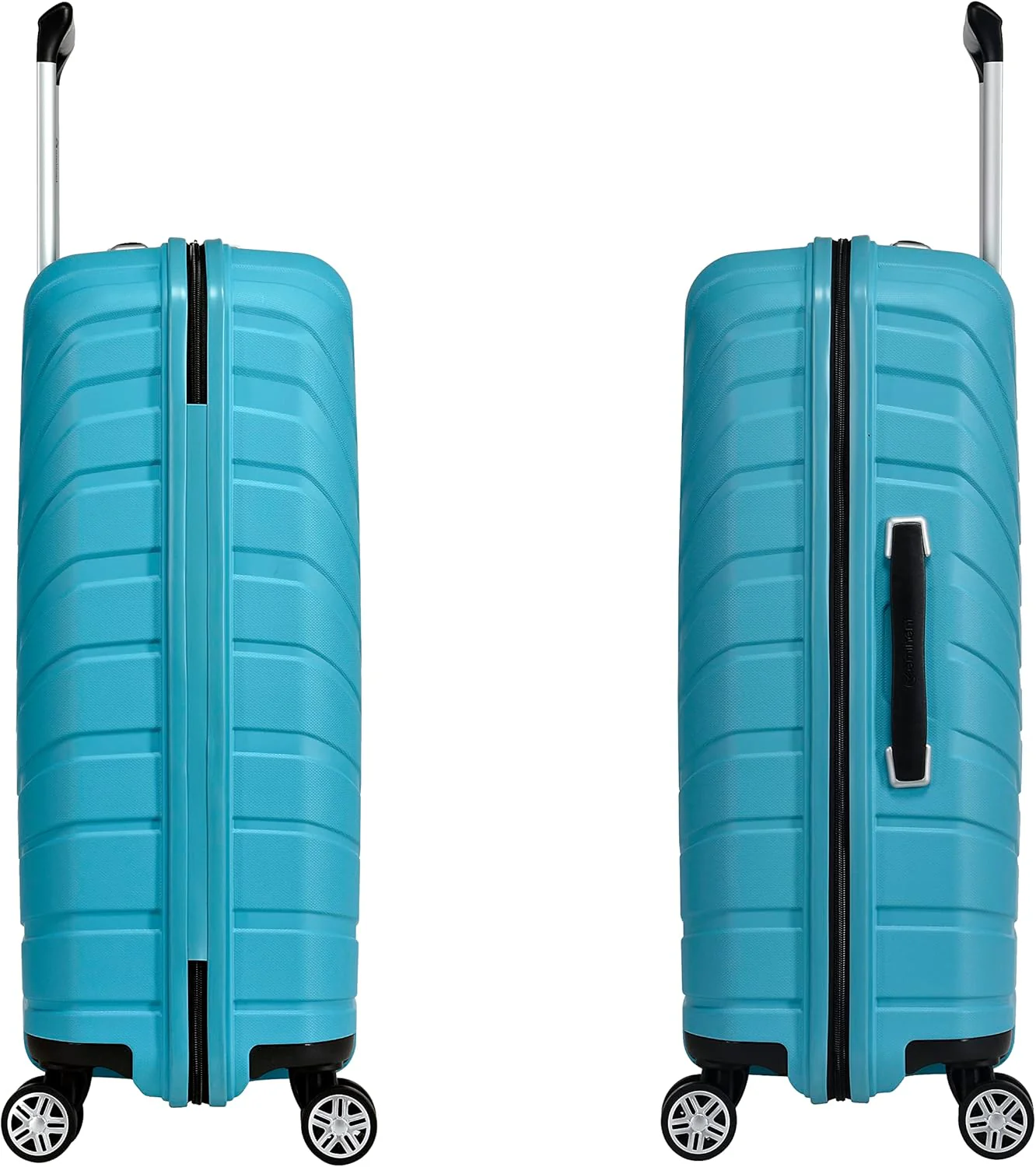Eminent B0011 Hard-Shell Polypropylene Luggage – Lightweight Quiet-Wheel Suitcase with TSA Lock, Light Blue, 24-Inch - Image 3