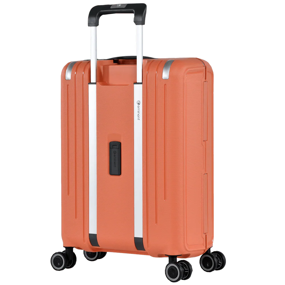 Eminent Vertica B0006 28-Inch Polypropylene Hard Case Lightweight Luggage with Double Spinner Wheels & TSA Lock – Orange - Image 2