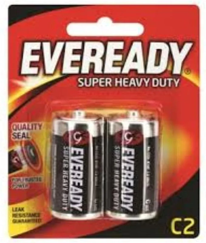 EVEREADY Type C Super Heavy Duty Battery 1.5V, Pack of 2