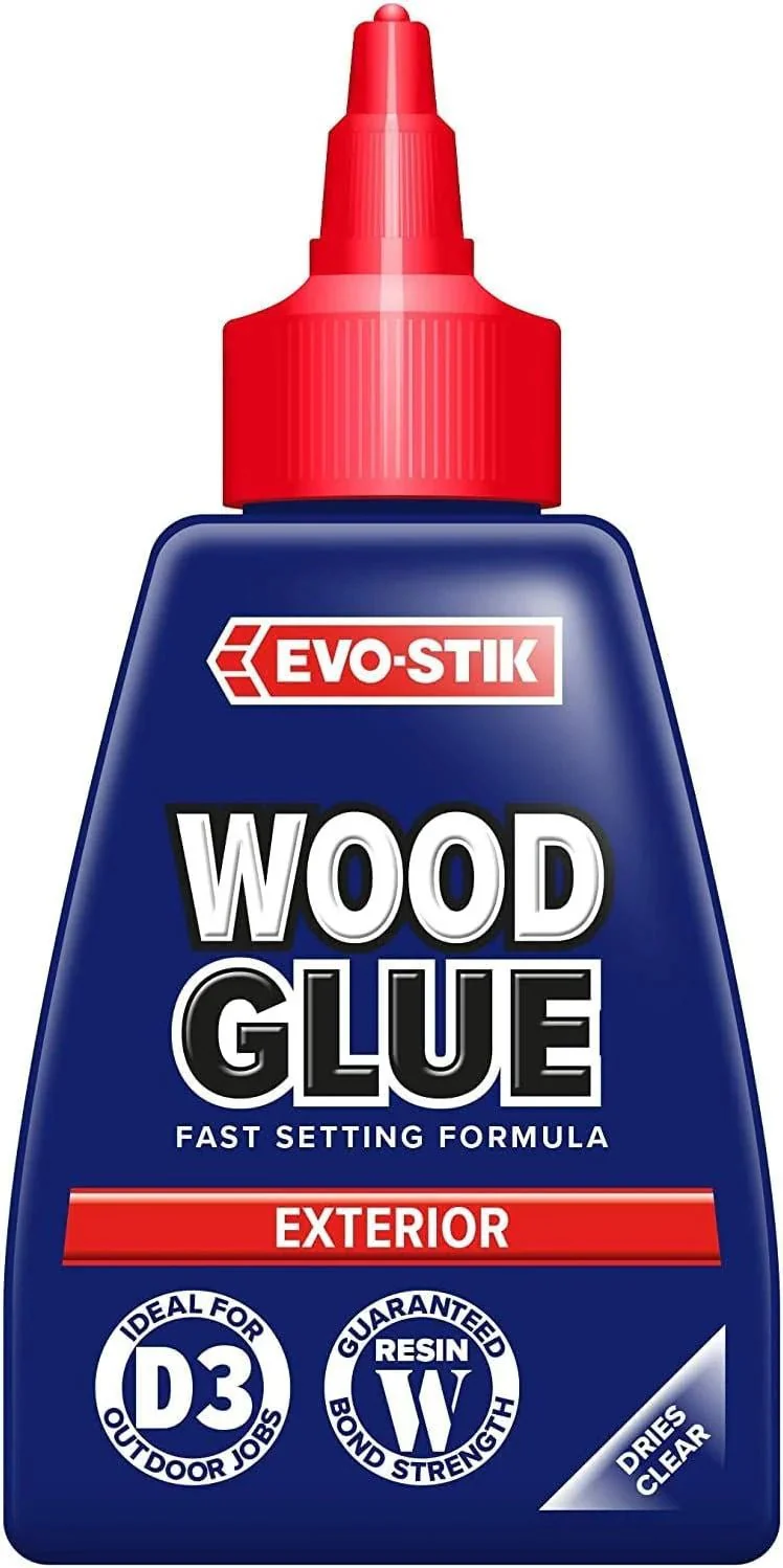 Evo-Stik Weatherproof Exterior Wood Glue/Adhesive-125ml
