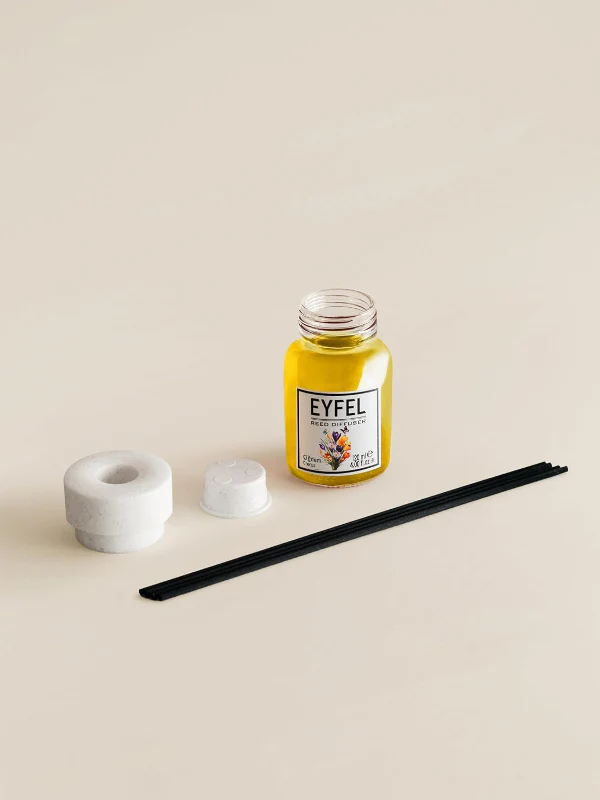 Eyfel Reed Diffuser for Home à Crocus Reed Diffuser Set 4.05 fl oz Oil Diffuser Sticks, Bathroom Diffuser, Home Fragrances, Scented Sticks, Home DŽcor - Image 3