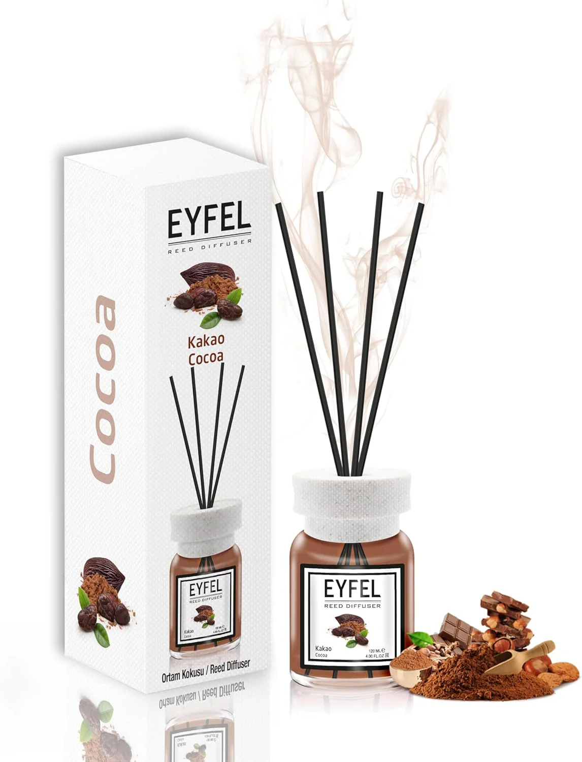 Eyfel Reed Diffuser- Kakao Cocoa 120ml