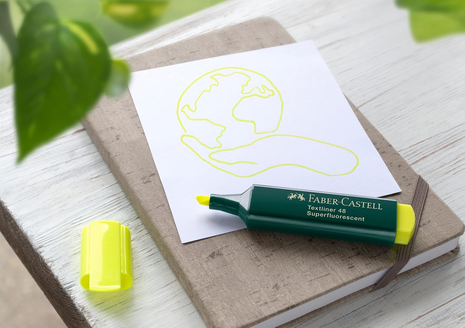 Faber-Castell Classic Highlighter Wallet Of 6pcs Green, Classic, 154806, Estuche Con 6 Textliner - Image 2