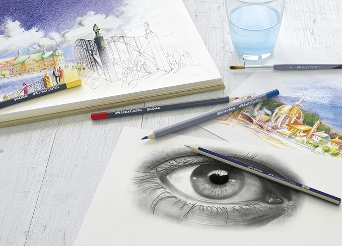 Faber-Castell Gold 1221 Hb Box Of 12Pc ,Faber Graphite Pencil Hb Without Eraser Tip ,Black - Image 2