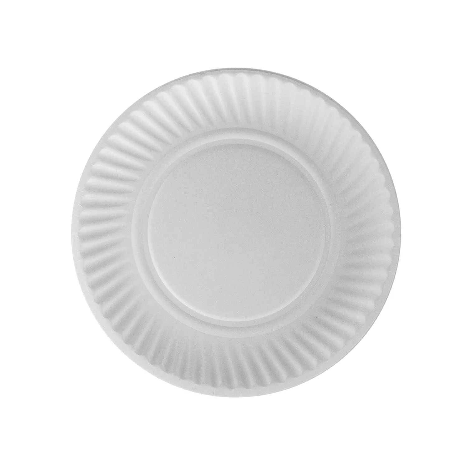 Falcon 100pcs Disposable Round Paper Plate 9 Inch - Image 2