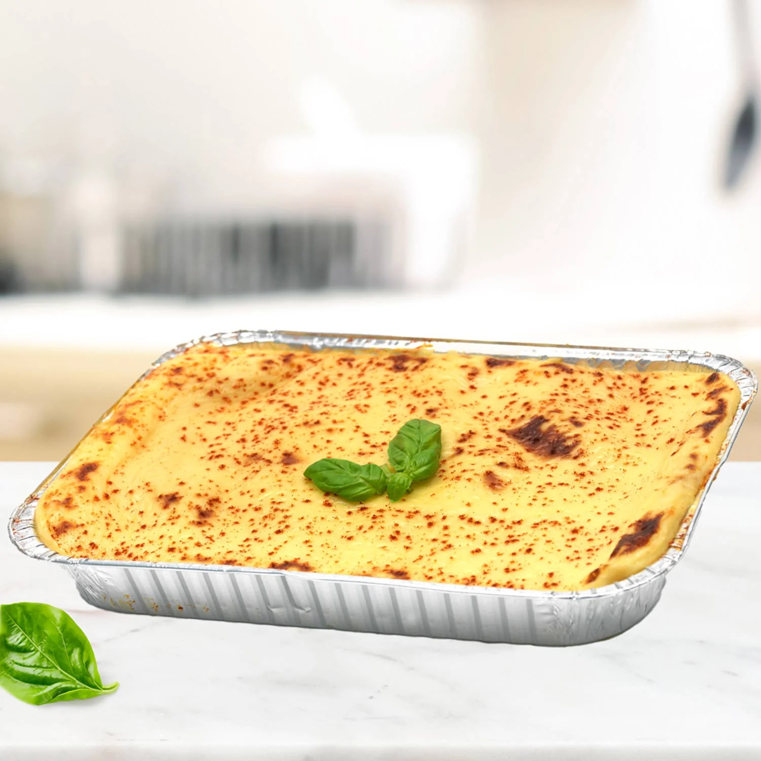 Falcon 12pcs Rectangular Aluminium Container with Lid 25.6cm*32.6cm*6cm- 73365 - Image 4