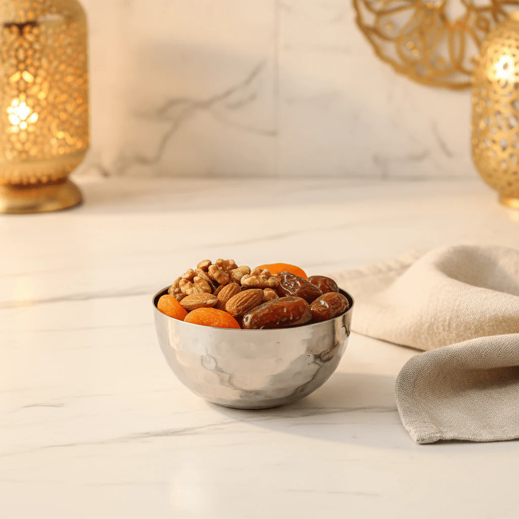 Falcon Stainless Steel Hammered Mini Serving Bowl – 9 cm - Image 2