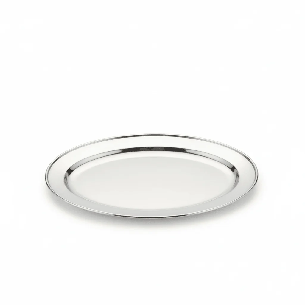 Falcon Stainless Steel Oval Serving Tray-35cm