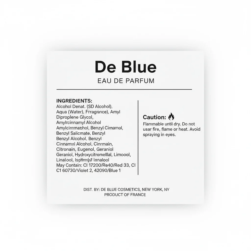 Famour De Blue Eau de Parfum 100ml - Image 3