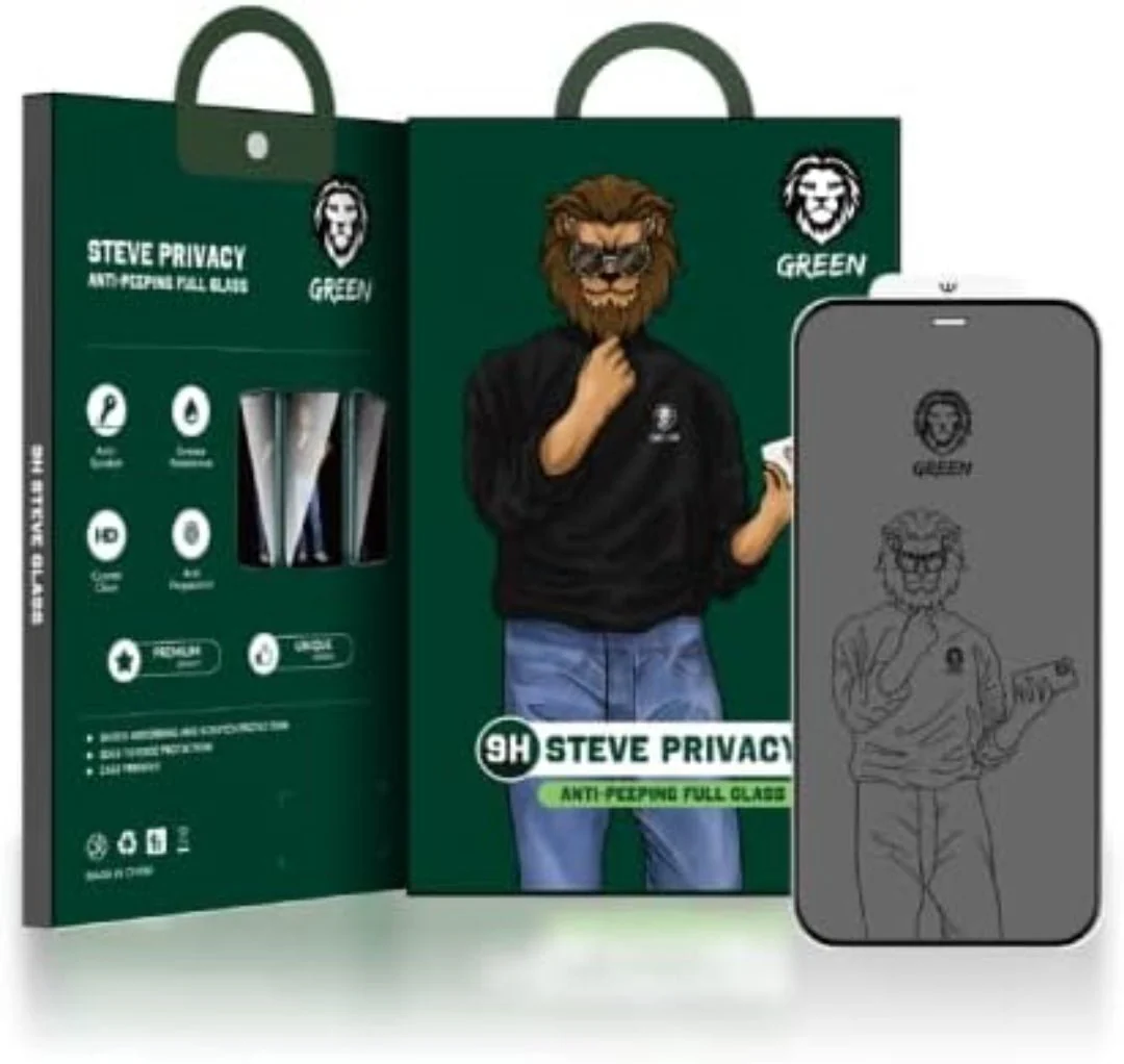 Green Lion 9H Steve Privacy Glass Protector – iPhone X / XS / 11 Pro - Image 2