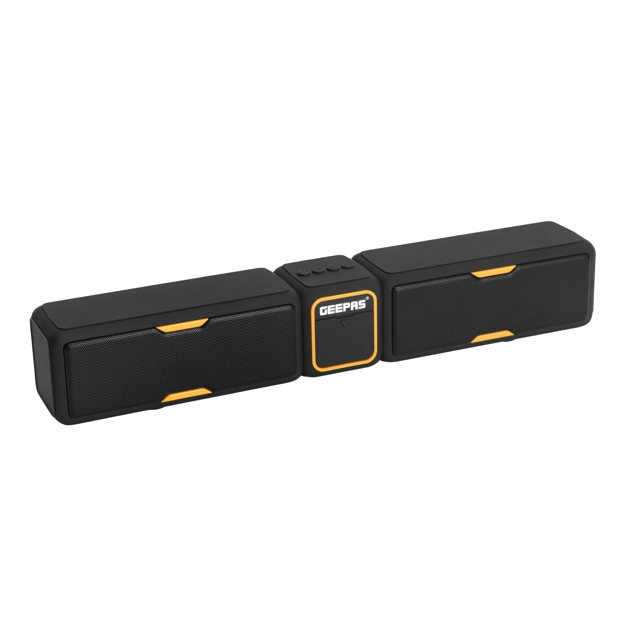 Geepas Soundbar Bluetooth Speaker | Powerful 20W Stereo Output | 4 Built-In Speakers| TWS Connectivity| Bluetooth 5.0| FM/USB/TF/AUX Support - Image 3