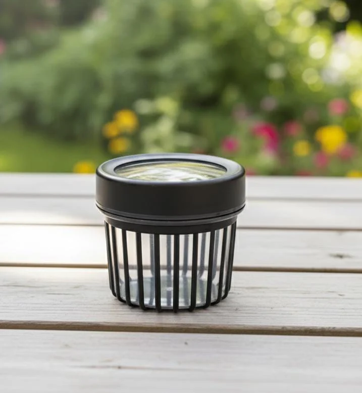 FOLYLIFE 500ml Plastic Storage Box – Compact Airtight Food Container, Black Color for Kitchen Use
