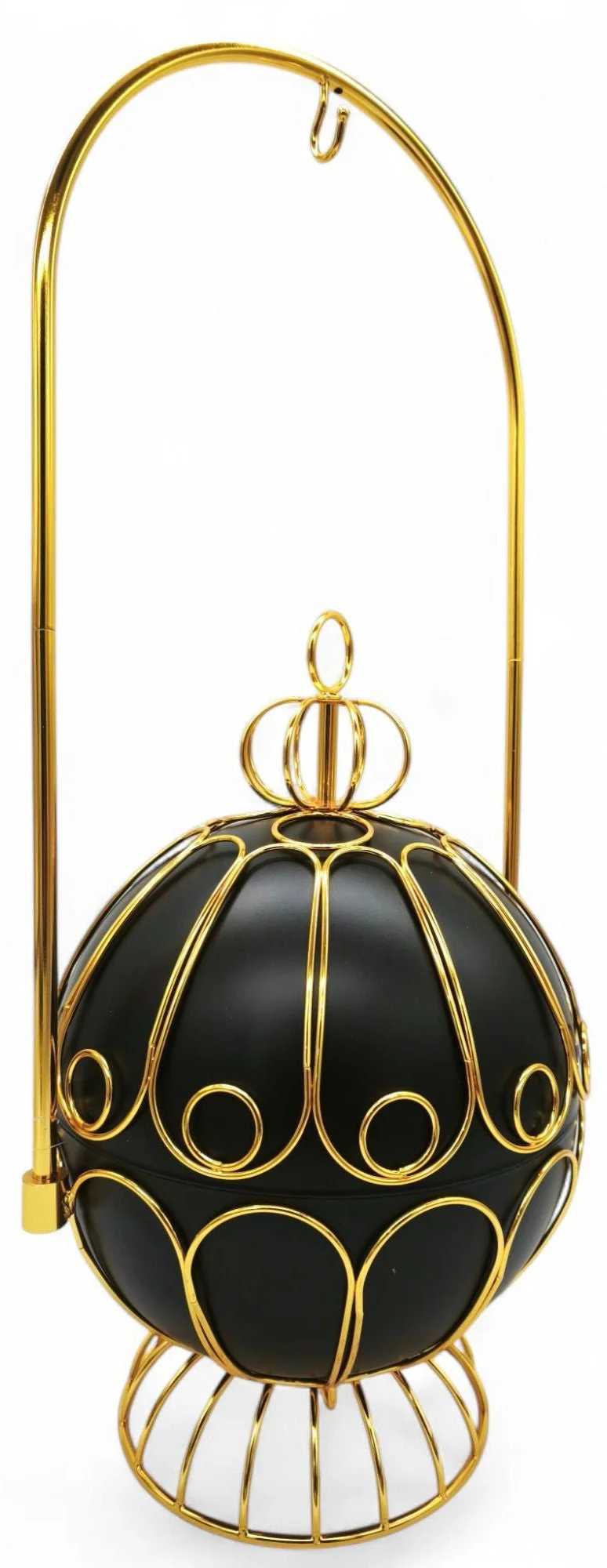 Food Warmer With Stand 1.5Ltr 24Cm Black Gold 64Cm Height - Image 4